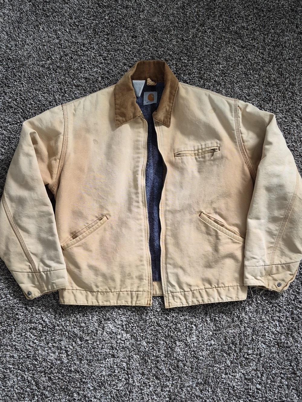 Vintage Carhartt Tan Detroit Jacket - Picture 2 of 15